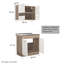 Kozma 206.5cm Kitchen Pantry-1869090288