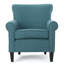 Fauteuil club moderne Macomber pouvant servir de fauteuil d'appoint, de fauteuil de chambre ou de fauteuil de lecture-100638745