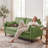 57.9" Velvet Loveseat Sofa,Upholstered Loveseat Couch With 2 Extra Soft Cushions & Convenient Side Storage,Comfortable And Stylish Two-Seater,Modern Sofa For Apartments, Studios, Offices & Small Spaces-499682888