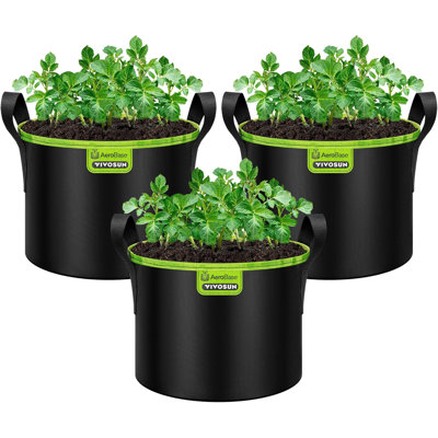 Durable Mesh Fabric AeroBase Grow Bag