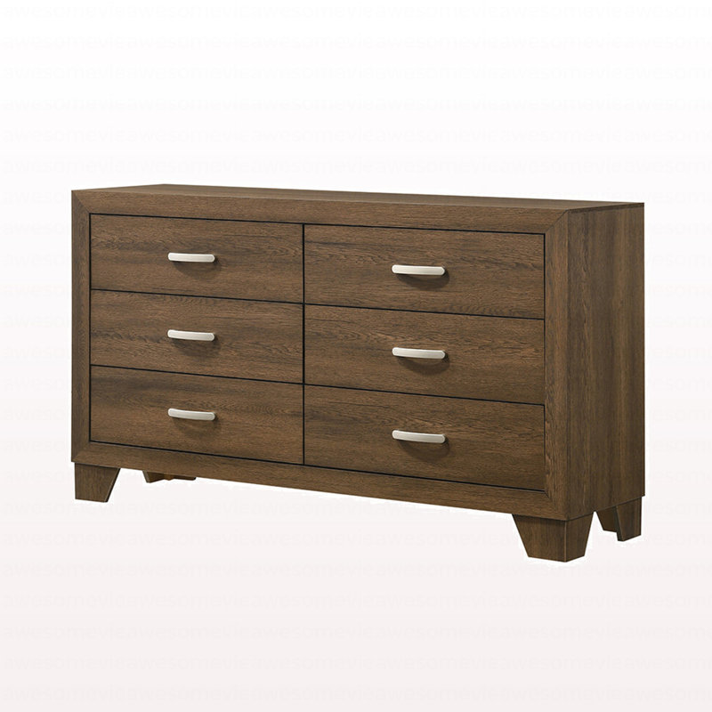 Commode à finition chêne de style moderne