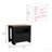 Kitchen Island Two Door Cabinet and Shelf-1785427381