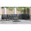 Vidaxl Garden Sofa Set 7 Pcs Anthracite Steel
