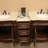 Elbridge 82.7 " W Freestanding Standard Free Standing 2 Double Vanity Bathroom Vanity With Marble Top