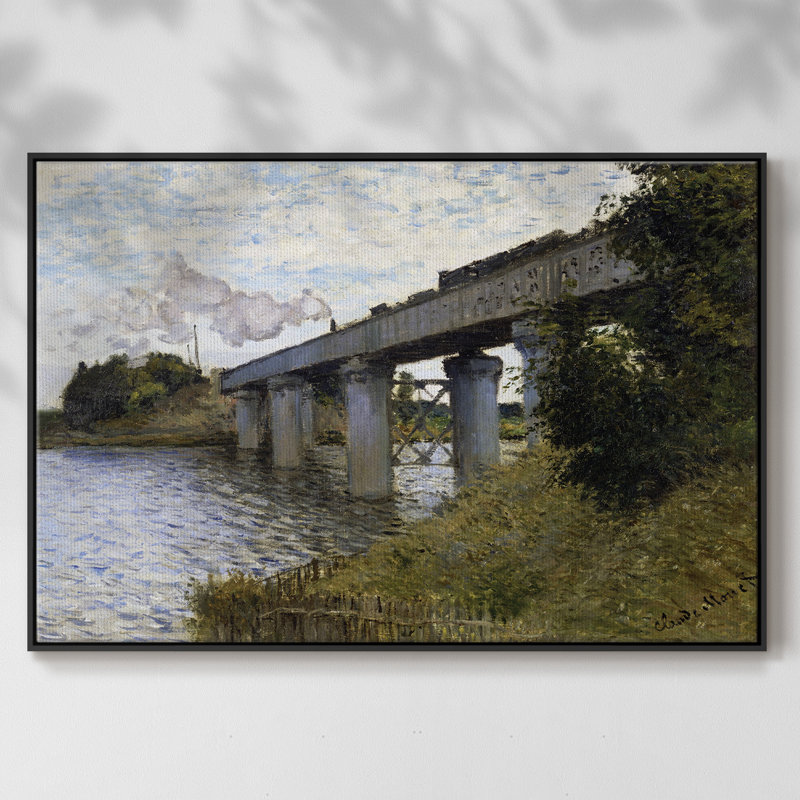 Monet, Toile noire, H 17 po x l 25 po x P 2 po