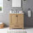 Souther 30'' Single Bathroom Vanity Base Only in Brushed Oak Finish