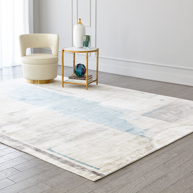 Art Rug-Blue, Rectangle 9' x 12'