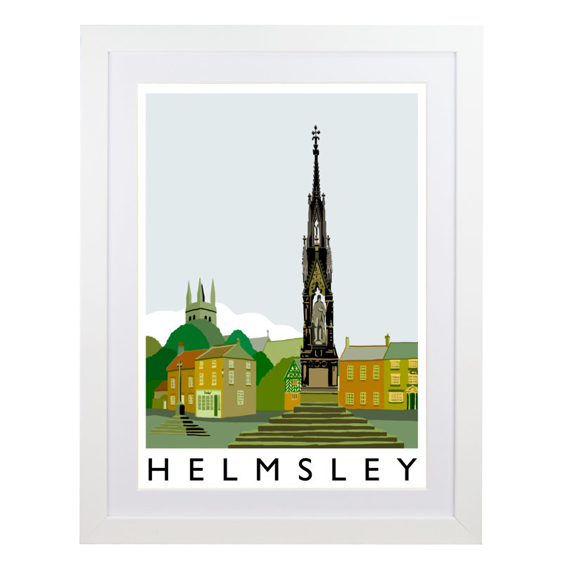 Richard O'Neil - Print, 54 cm H x 44 cm W x 2.2 cm D, White Wood Frame