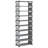 vidaXL Shoe Rack Gray