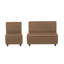 Ensemble de 2 chaises et canapé modulaires Kid Comfort - chocolat-124164541
