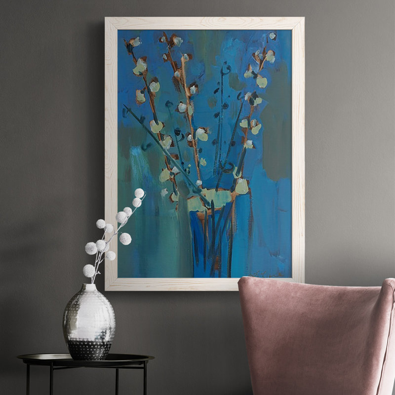 Aireona " Winter Willow II ", 37.5" H x 27.5" W x 1" D, White