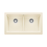 Vintera SILGRANIT 33" L X 19'' W Double Bowl Farmhouse Sink
