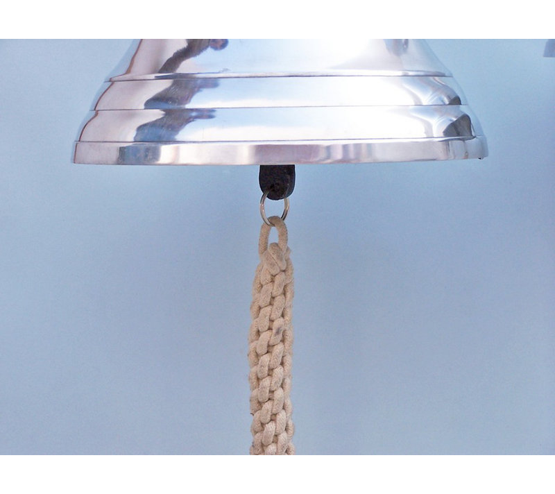 Cloche de suspension côtière, Chrome, H 5,5 po x l 5,5 po x p 5,5 po