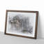 Berlin Cathedral in Germany in Abstract - Picture Frame Graphic Art Print-55685632-55685636