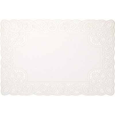 Huston Vinyl No Pattern Rectangle Placemat