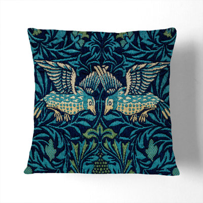 Floral Square Throw Cushion