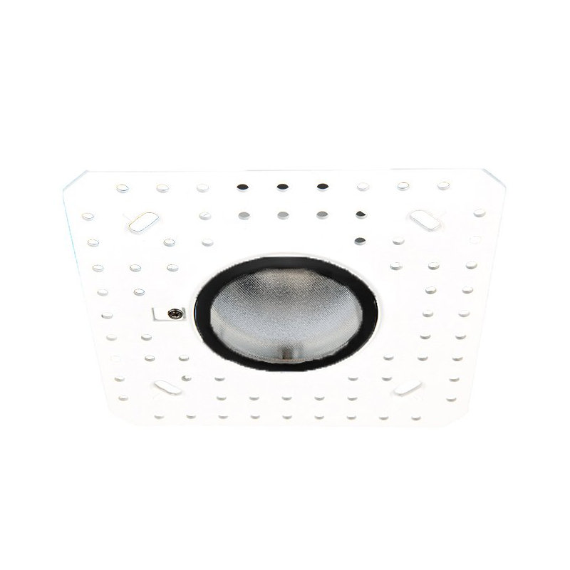Aether Round Invisible LED 2.625" Adjustable Recessed Trim, Flood, Black, 2700K/85/1295