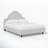 Knipe Upholstered Scalloped Bed-633272247-632229752