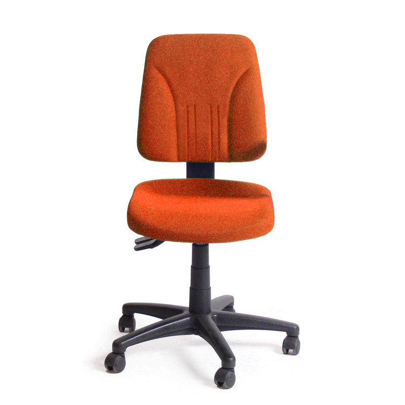 Office Chair, Orange, No armrests