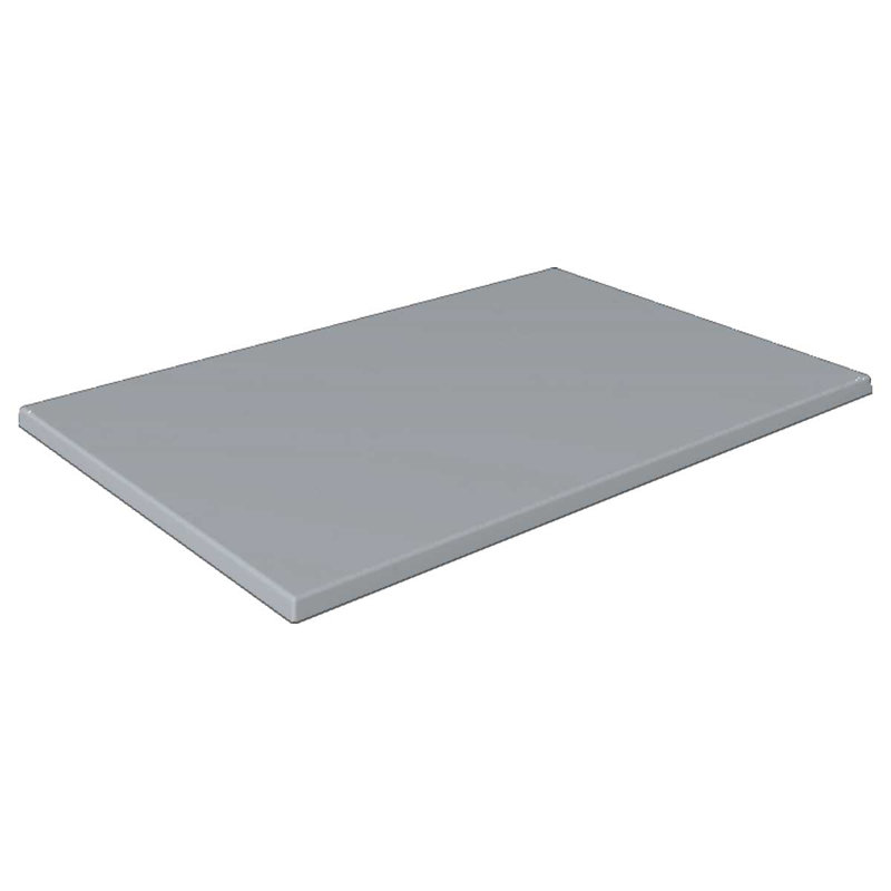 Plateau de table WERZALIT, 48 x 32, aluminium