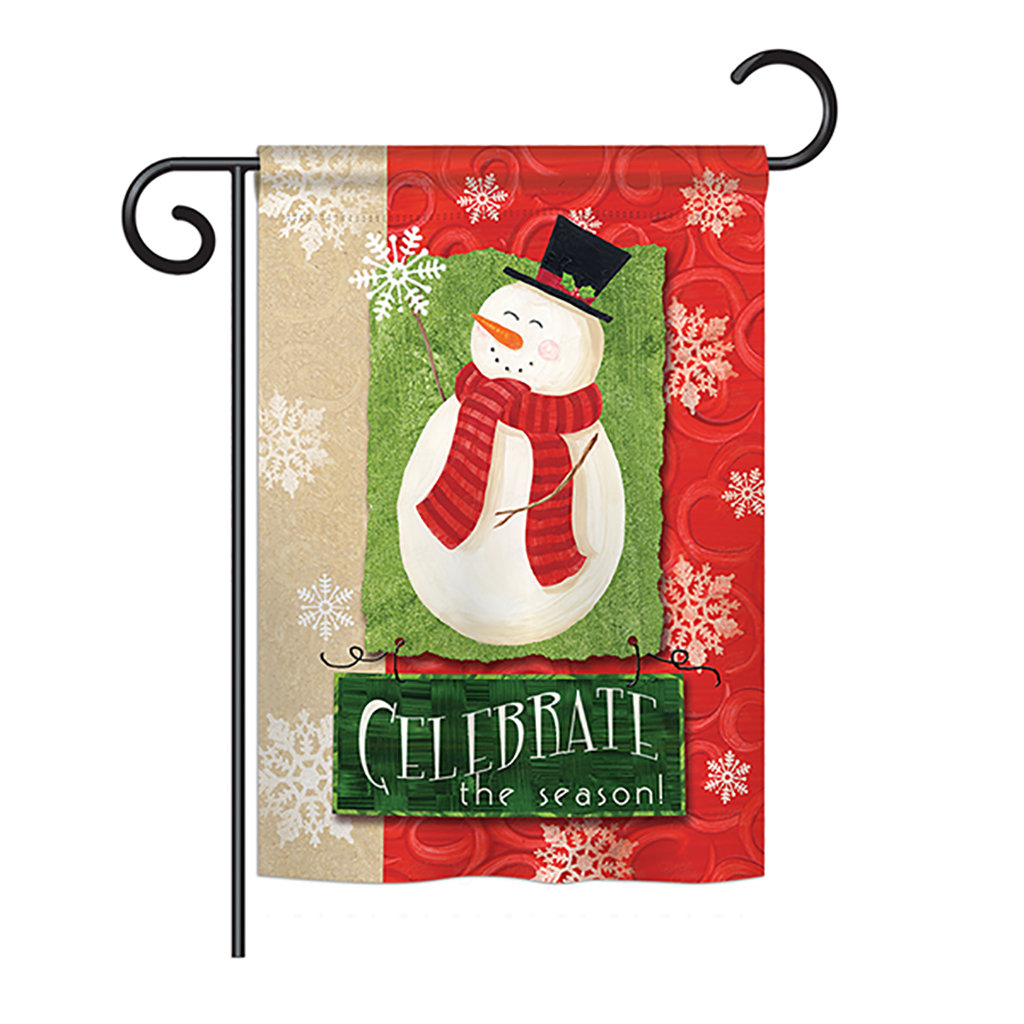 Dirazan Double Sided 18.5'' H x 13'' W Christmas Garden Flag The Holiday Aisle® 