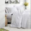 de literie pour grand lit deux pièces, rayures tissées en polyester, minimaliste moderne pour les chambres et les dortoirs