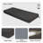 4'' H Customizable Bench Cushion For Indoor/Outdoor Furniture/Chair/Window Seat, Premium 75D High-Resilience Foam-44488617-44488577