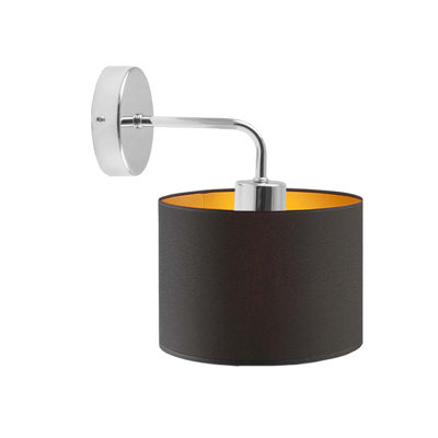 Mallen 1 - Light Sliver Armed Sconce