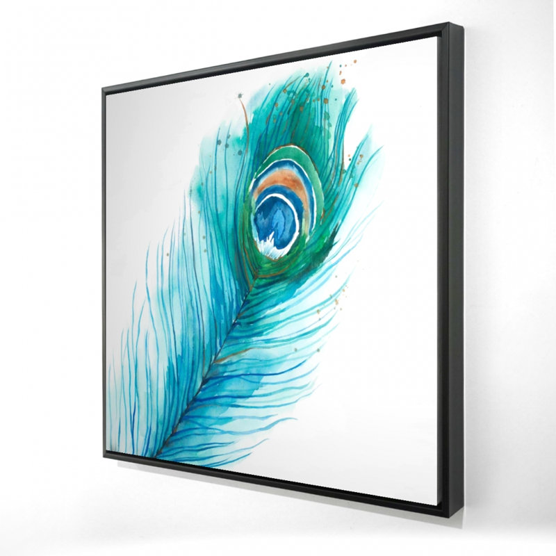 " Long Peacock Feather "