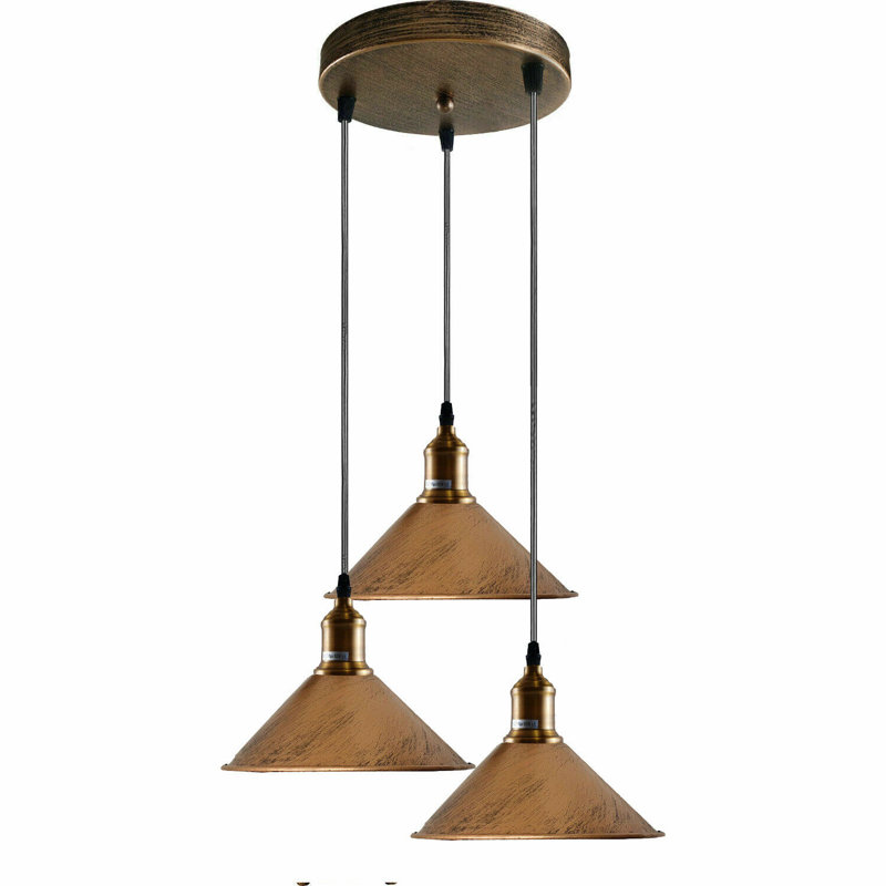 Vanita 3 - Light Pendant, Brushed Copper