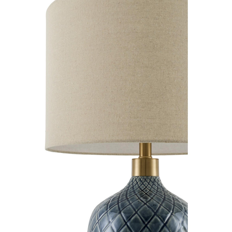 Delfora Table Lamp, Gray