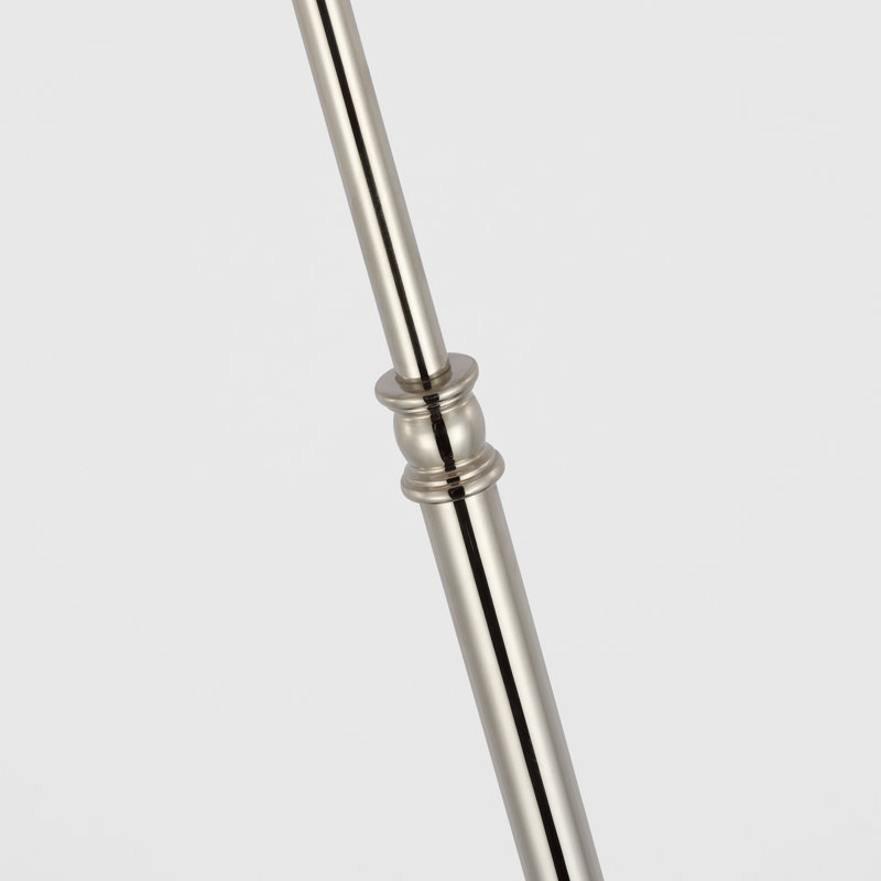 Wyatt Traditional Floor Lamp by Suzanne Kasler, Polished Nickel