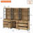 Aadam 3-Piece Modern 72" Tall Bookcase With 6 Drawers And Adjustable Shelves, Freestanding Library Book Shelf With Storage Cabinet And Open Shelves For Home Office, Living Room-714535634