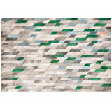 Astila Cowhide Geometric Area Rug