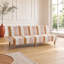 Housse pour canapé-lit moelleuse - Housse élastique sans accoudoirs pour canapés sans accoudoirs à rayures-1387529396