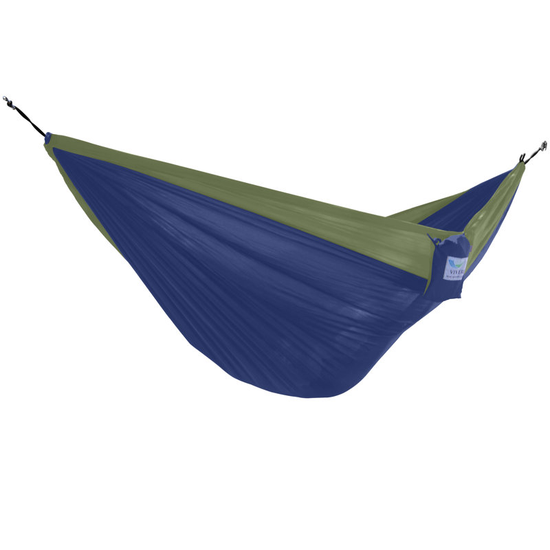 Lucia Double Camping Hammock, Navy / Olive, Double