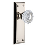 Grandeur Fifth Avenue Plate Pasage with Versailles Crystal Door Knob