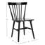 Chaise en bois massif