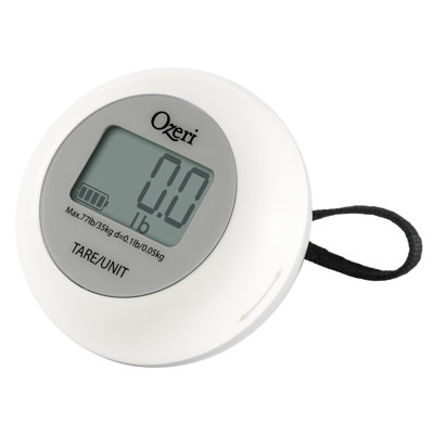 Ozeri Twist-and-Go Kinetic Kitchen and Luggage Scale