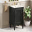 Armoire de salle de bain 18 po style français avec rangement-150115444