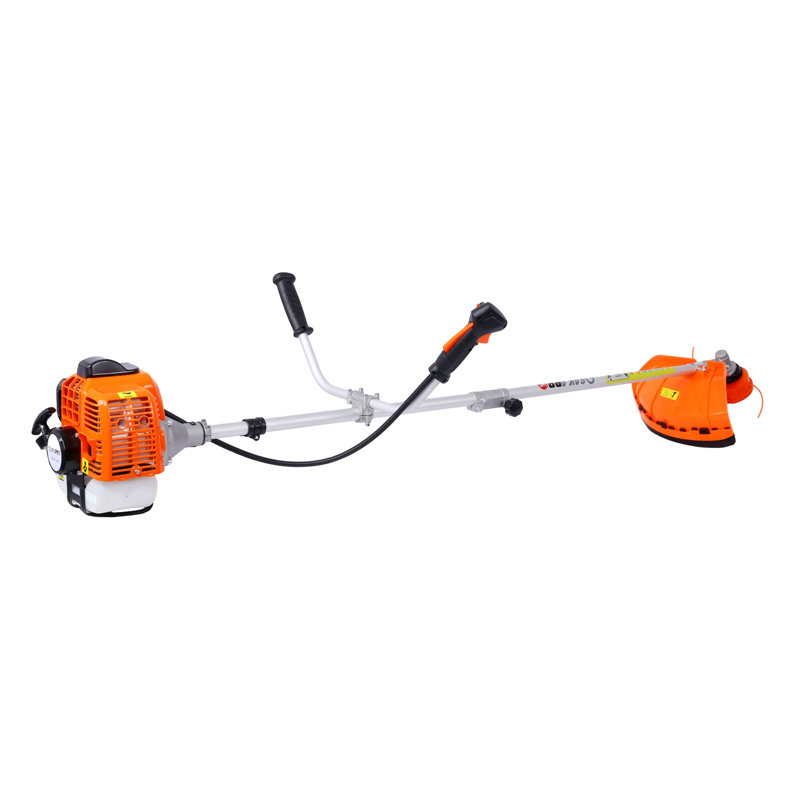 Tondeuse à gaz 52cc avec coupe-brosse et manche en aluminium