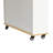 Extendable Dining Table with Extra-Long Folding Top, Rolling Kitchen Island with Drawers, Power Outlet and Brake lock, Storage Cabinet for Kitchen and Dining Room-1948460354