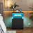 Modern Nightstand With Led Light And Storage