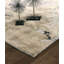 Hand Knotted Camouflage Area Rug in Beige/Gray/Brown