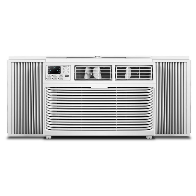 Climatiseur de fenêtre 18 000 BTU avec contrôle de la chaleur Bevoi blanc