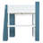 Full Loft Bed With Built-In Desk&Bookshelf-638038630
