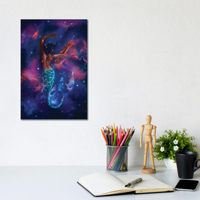 «Dream Big Little Mermaid» par Stephanie Sanchez - impression sur toile tendue