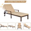 Chaise longue simple inclinable avec coussin 68,11 po Stansberry-1966286199-1966286184