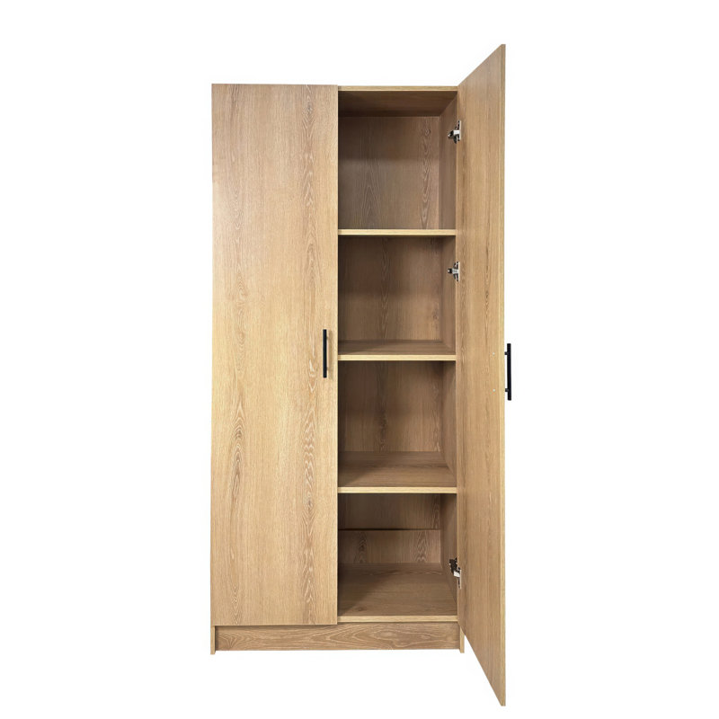 Armoire de rangement polyvalente en chêne Modex, Naturel