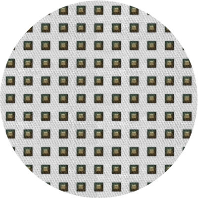Tapis gris/zone noire à motifs